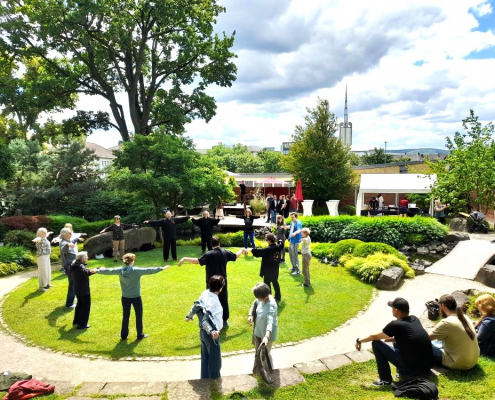 Tai Chi Akademie bei Gartenfest im Japanischen Garten